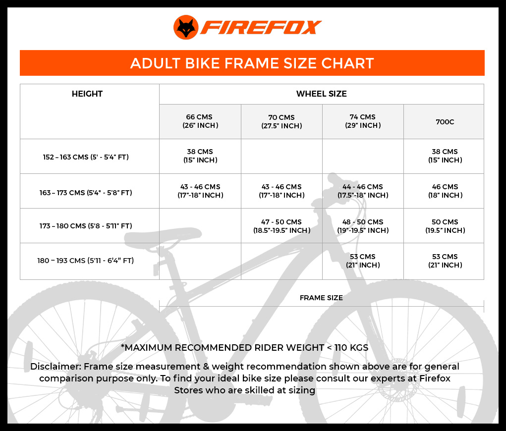 Bike Size Guide